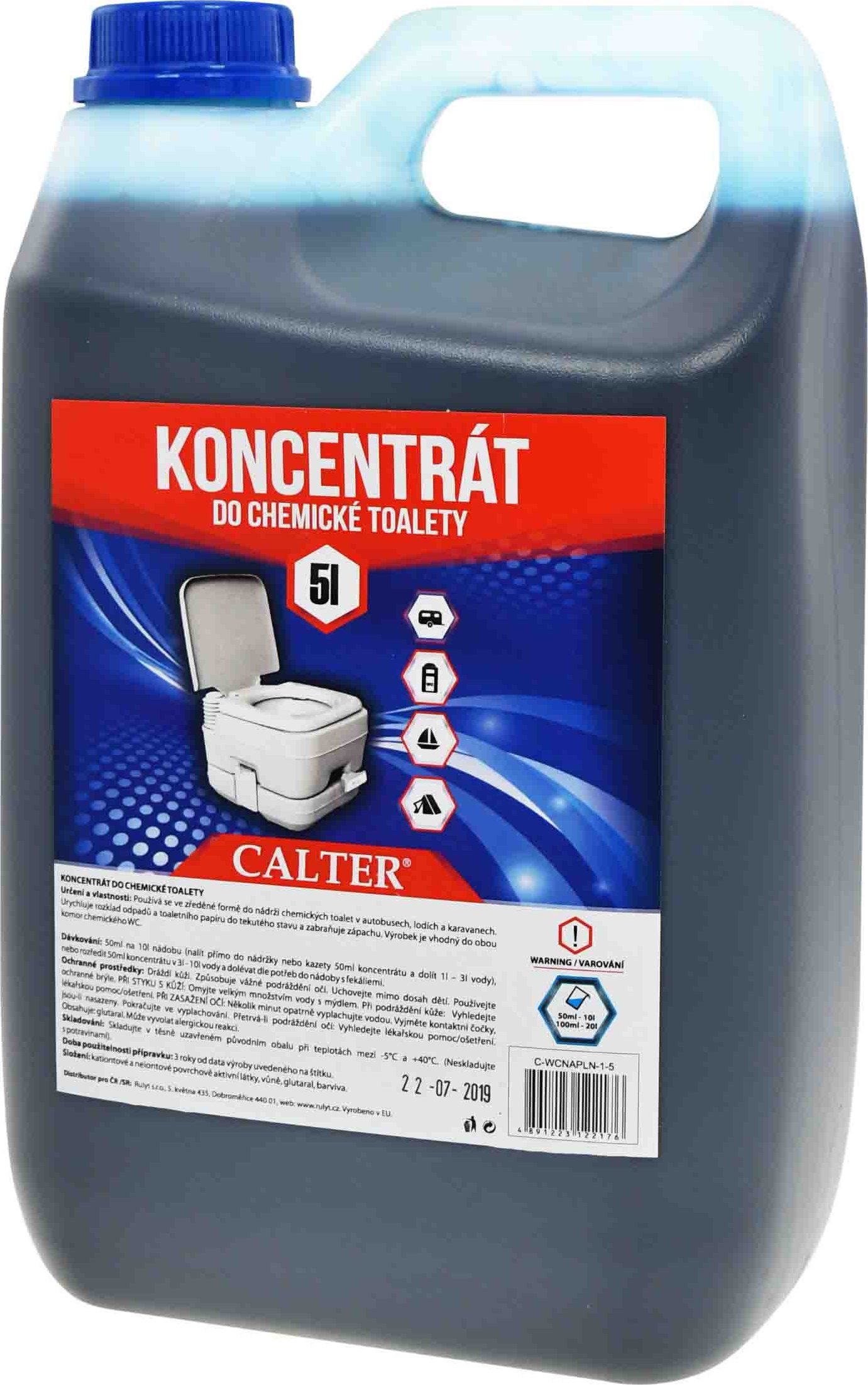Náplň CALTER® do chemické toalety - 5L