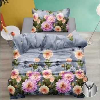 Povlečení Bavlněné povlečení MARY šedé Rozměr povlečení: 70 x 90 cm | 140 x 200 cm