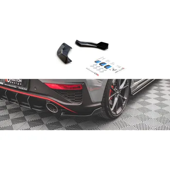 Tuning Maxton Design boční difuzory pod zadní nárazník ver.3 pro Hyundai i30 N MK3 Facelift, plast ABS bez povrchové úpravy SLEVA 5%
