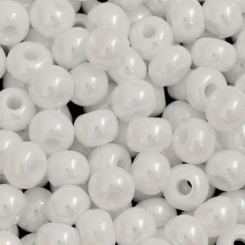 Korálek Preciosa Preciosa® Rokajl 6/0 bílá listr