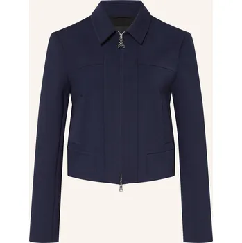 Dámský blejzr Patrizia Pepe Dámská Bunda Hranatého Střihu, tmavě modrá, 38