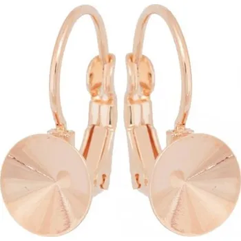 Korálek Crystal-ZONE Náušnice KIDS Rivoli 8mm rose gold