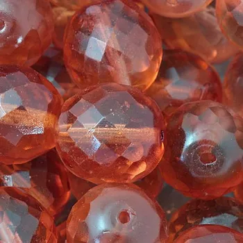 Korálek CZ Korálky broušené 16mm indiana pink (4ks)