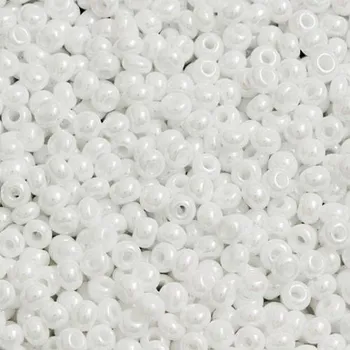 Korálek Preciosa Preciosa® Rokajl 10/0 bílá listr (57102)