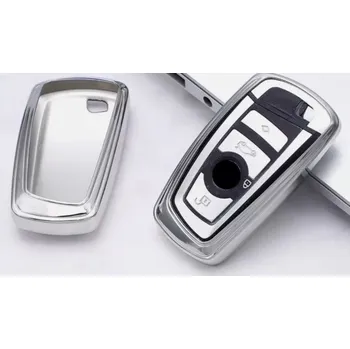 Zabzepeční vozidel Obal na klíč BMW - stříbrný