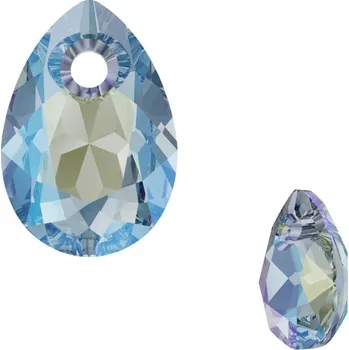 Přívěsek Swarovski Swarovski® Crystals Pear Cut 6433 11,5mm Aquamarine Shimmer