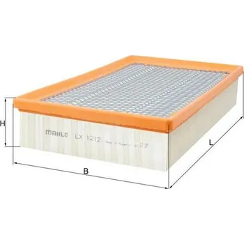 Vzduchový filtr Vzduchový filtr KNECHT LX 1212