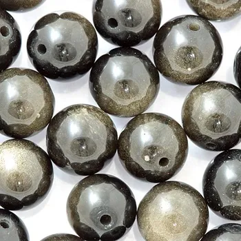 Drahý kámen Obsidián zlatý 10mm (1ks)