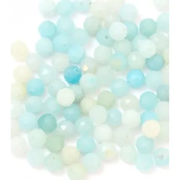 Drahý kámen Amazonit 4mm broušený (1ks)