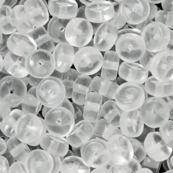 Korálek CZ Korálek mačkaný KRUH 6mm crystal