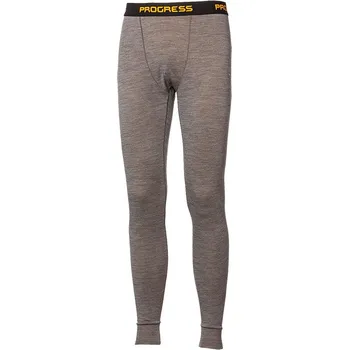 Pánské termo spodky PROGRESS MB SDN pánské Merino & Bambus termo spodky, tm.šedá/kari Velikost: XXL