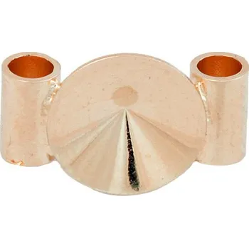 Korálek Crystal-ZONE Komponent trubičky Rivoli 8mm rose gold