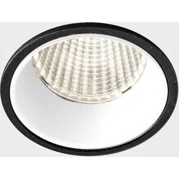 Bodové svítidlo KOHLLIGHTING VERSUS zapuštěné svítidlo s rámečkem černá-bílá 10 W 3000K DALI - KOHL-Lighting KHL K51100.02.RF.BK-WH.38.ST.8.30.DA