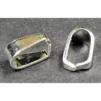 Materiál na výrobu šperku Crystal-ZONE Šlupna 9mm stříbro