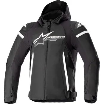 Moto bunda ALPINESTARS bunda ZACA WATERPROOF černá/bílá 2025 - 4XL