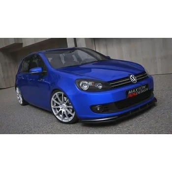 Nárazník Maxton Design spoiler pod přední nárazník pro Volkswagen Golf Mk6, plast ABS bez povrchové úpravy SLEVA 5%