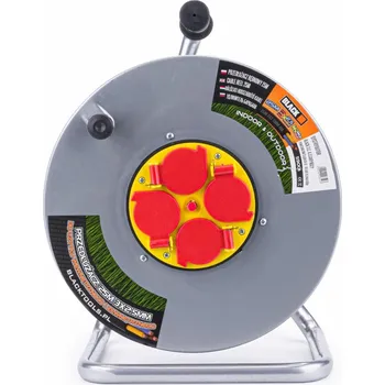 Prodlužovací kabel Prodlužovací kabel na bubnu 25m, 4 zásuvky, BLACK 59001 POWERMAT