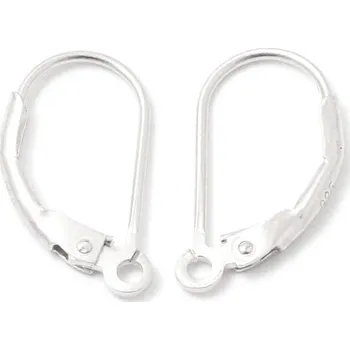 Rybářský háček Crystal-ZONE Náušnicový háček s očkem 17/8mm Ag 925/1000 0,5g