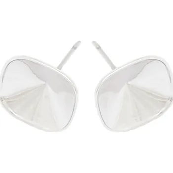 Náušnice Crystal-ZONE Náušnice trn Square 12mm rhodium