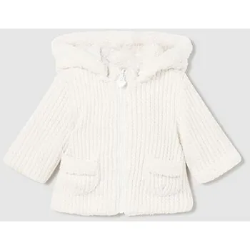 Kojenecká bunda kojenecký oboustranný smetanový kabátek Mayoral 2447-28 velikost 62