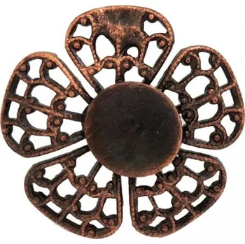 Přívěsek Crystal-ZONE Přívěsek FILIGRÁN Rivoli 8mm stará měď