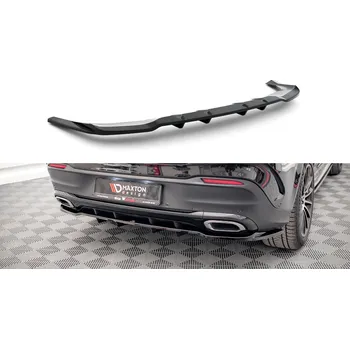 Nárazník Maxton Design středový spoiler pod zadní nárazník s žebrováním pro Mercedes GLE Coupe C167, plast ABS bez povrchové úpravy, AMG-Line SLEVA 5%