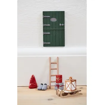 Vánoční dekorace Textilomanie Dekorativní dvířka pro elfy, set 7ks 0.699999988079071 cm x 11 cm x 8 cm