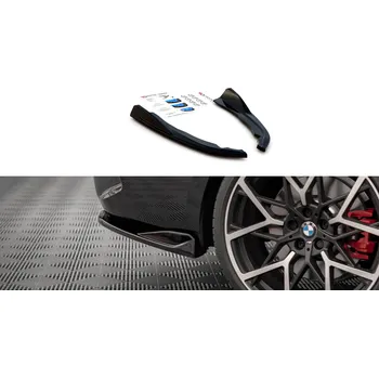 Tuning Maxton Design boční difuzory pod zadní nárazník ver.2 pro BMW řada 4 G22/M-Pack, plast ABS bez povrchové úpravy Nepasuje na M440i SLEVA 5%