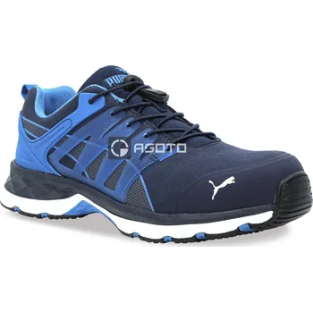 Pracovní obuv PUMA Velocity 2.0 blue low S1P ESD modrá pánská pracovní obuv 44