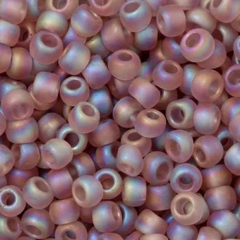 Korálek TOHO Co., Ltd. TOHO Round 8/0 Rainbow Frosted Lt Amethyst