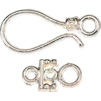 Materiál na výrobu šperku Crystal-ZONE Zapínání ozdobné stříbro