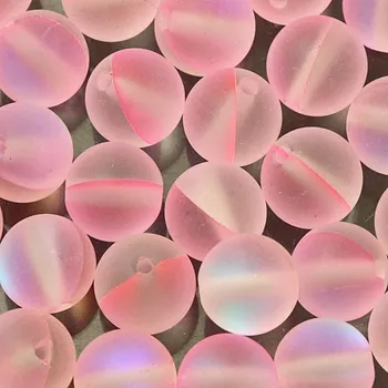 Korálek Opalit růžový 8mm matný (1ks)