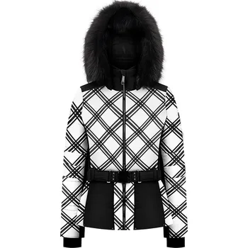 Cyklistické kalhoty Dámská bunda Poivre Blanc W24-1003-Wo Ski Jacket Cross Black