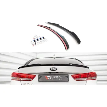 Auto-moto Maxton Design prodloužení spoileru pro Kia Optima MK4, plast ABS bez povrchové úpravy SLEVA 5%