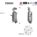 Filtr pevnych castic, vyfukovy system AS FD5301