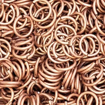 Materiál na výrobu šperku Crystal-ZONE Spojovací kroužek 12mm stará měď 3g