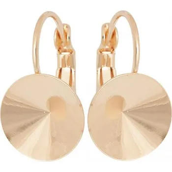 Náušnice Crystal-ZONE Náušnice KIDS Dome 12mm rose gold