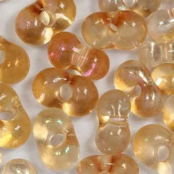 Korálek Preciosa Preciosa® Rokajl Farfalle 3,2/6,5mm topaz AB