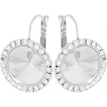Náušnice Crystal-ZONE Náušnice Rivoli 14mm s krystaly Swarovski rhodium