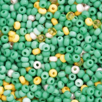 Šperk Preciosa® Rokajl mix korálků zelená