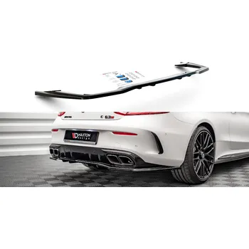Nárazník Maxton Design středový spoiler pod zadní nárazník s žebrováním pro Mercedes třída C W205 Facelift/63 AMG/Coupe, plast ABS bez povrchové úpravy SLEVA 5%