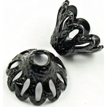 Materiál na výrobu šperku CZ Kaplík 9x6mm černá