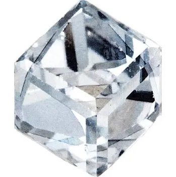 Materiál na výrobu šperku Swarovski Swarovski® Crystals Angled Cube 4841 6mm Crystal F