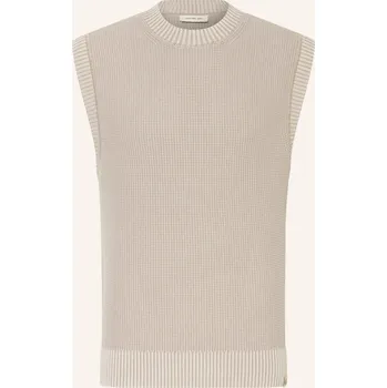 Pánské oblečení Calvin Klein Jeans Pánská Pletená Vesta, hnědá, XL