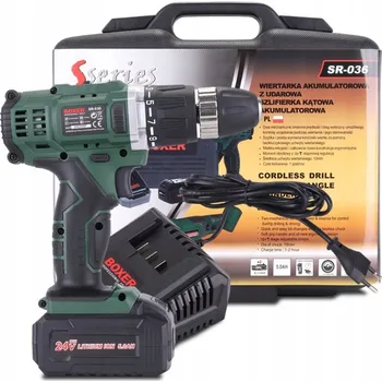 Sada nářadí Aku sada nářadí - šroubovák a bruska 24V SR-036 BOXER