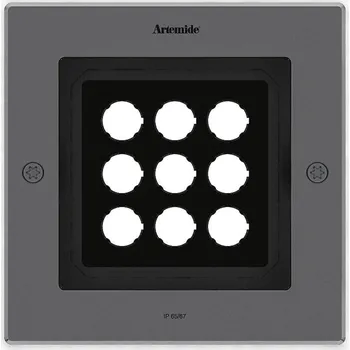 Venkovní osvětlení ARTEMIDE Ego 220 pojezdové ocel EL 3000K čtverec - ARTEMIDE AR T4009ELPTW00