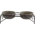 Keramický set misek s podstavcem pro domácího mazlíčka Dog Fantasy – Plaček Pet Products ID_1591292