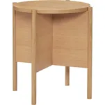 Kulatý odkládací stolek v dekoru dubu ø 45 cm Heritage – Hübsch ID_1660352