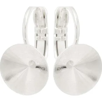 Náušnice Crystal-ZONE Náušnice KIDS Rivoli 10mm rhodium