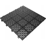 Jipos Tools Zahradní dlažba plastová Atena černá 30x30cm 11ks 1m2 JIPOS